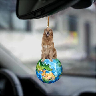 Hovawart-Around My Dog-Two Sided Ornament - Thegiftio UK