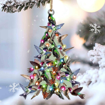 Hummingbird lovely tree gift for hummingbird lover gift for bird lover ornament - Thegiftio UK