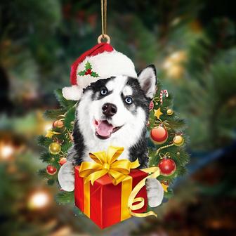 Husky-Dogs give gifts Hanging Ornament - Thegiftio UK