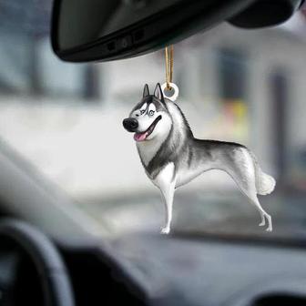 Husky-Look at me-two sided ornament - Thegiftio UK