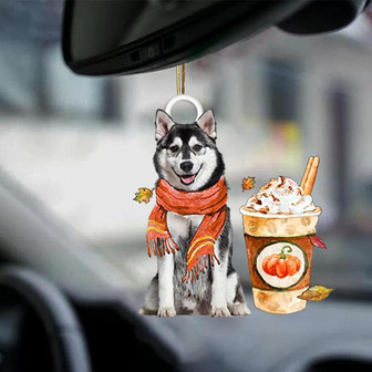 husky-Pumpkin Spice Kinda-Two Sided Ornament - Thegiftio