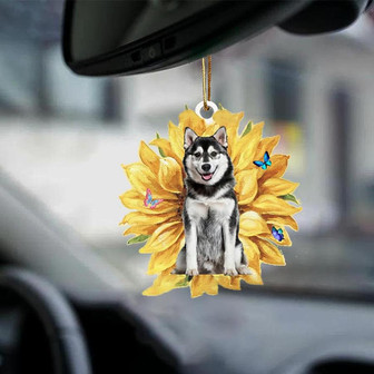Husky-The Sunshine-Two Sided Ornament - Thegiftio UK