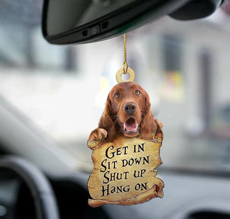 Irish Setter get in two sided ornament - Thegiftio