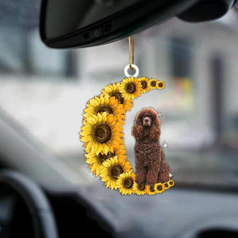 Irish Water Spaniel-Sunflower Be Kind Car Ornament - Thegiftio