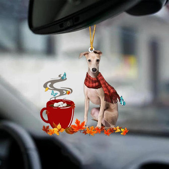 Italian Greyhound-Fall Chocolate-Two Sided Ornament - Thegiftio UK