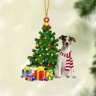 Jack Russell Terrier 1-Christmas Star Hanging Ornament - Thegiftio UK