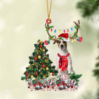 Jack Russell Terrier 1-Christmas Tree Gift Hanging Ornament - Thegiftio UK