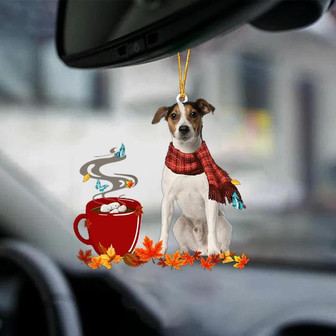 Jack Russell Terrier 1-Fall Chocolate-Two Sided Ornament - Thegiftio UK