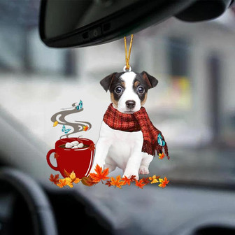 Jack Russell Terrier 2-Fall Chocolate-Two Sided Ornament - Thegiftio UK
