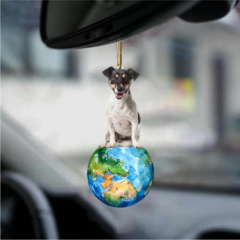 Jack Russell Terrier-Around My Dog-Two Sided Ornament - Thegiftio UK