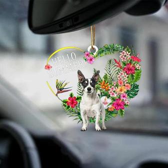 Jack Russell Terrier-Hello Summer-Two Sided Ornament - Thegiftio UK