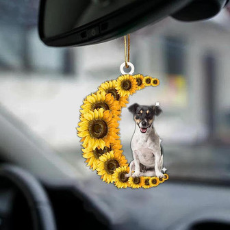 Jack Russell Terrier-Sunflower Be Kind Car Ornament - Thegiftio