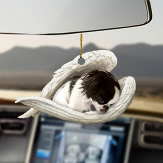 Japanese Chin sleeping angel Japanese Chin lovers dog lovers ornament - Thegiftio