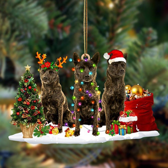 Kai Ken-Christmas Dog Friends Hanging Ornament - Thegiftio UK