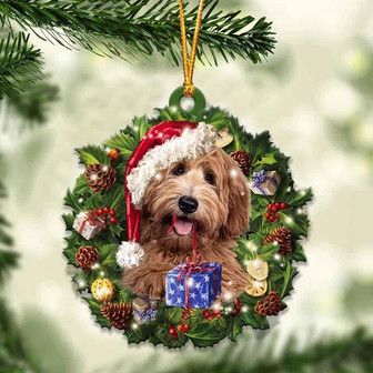Labradoodle and Christmas gift for her gift for him gift for Labradoodle lover ornament - Thegiftio UK