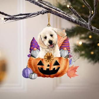 Labradoodle-Gnomes Pumpkins Hanging Ornament - Thegiftio UK