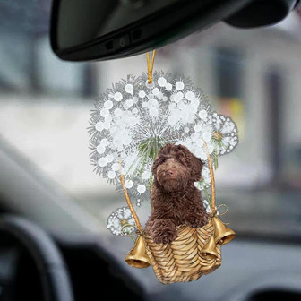Labradoodle2-Dandelion-Two Sided Ornament - Thegiftio UK