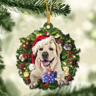 Labrador Retriever and Christmas gift for her gift for him gift for Labrador Retriever lover ornament - Thegiftio UK