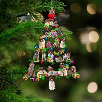 Lagotto Romagnolo-Christmas Tree Lights-Two Sided Ornament - Thegiftio UK