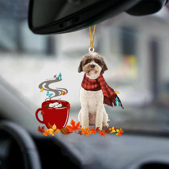 Lagotto Romagnolo-Fall Chocolate-Two Sided Ornament - Thegiftio