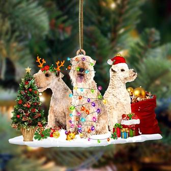 Lakeland Terrier-Christmas Dog Friends Hanging Ornament - Thegiftio UK