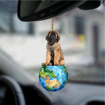 Leonberger-Around My Dog-Two Sided Ornament - Thegiftio UK