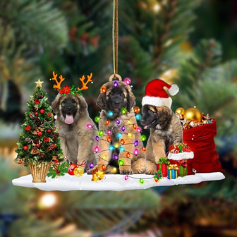 Leonberger-Christmas Dog Friends Hanging Ornament - Thegiftio UK