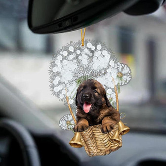 Leonberger-Dandelion-Two Sided Ornament - Thegiftio UK