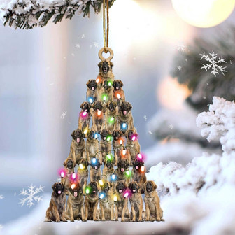 Leonberger lovely tree gift for leonberger lover gift for dog lover ornament - Thegiftio UK