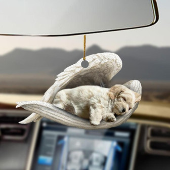 Lhasa Apso Sleeping Angel Lhasa Apso Lovers ornament - Thegiftio UK