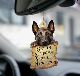 Malinois get in two sided ornament - Thegiftio UK
