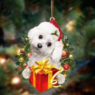 Maltese-Dogs give gifts Hanging Ornament - Thegiftio UK
