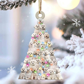 Maltese lovely tree gift for maltese lover gift for dog lover ornament - Thegiftio UK