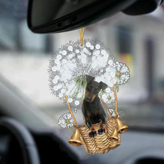 Manchester Terrier-Dandelion-Two Sided Ornament - Thegiftio UK