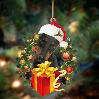 Manchester Terrier-Dogs give gifts Hanging Ornament - Thegiftio UK