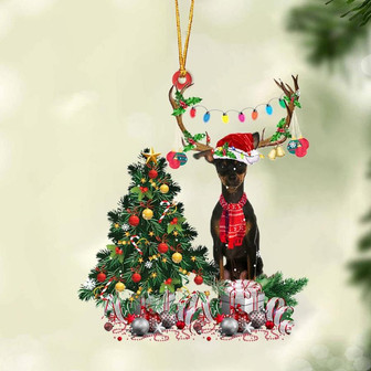 Miniature Pinscher 2-Christmas Tree Gift Hanging Ornament - Thegiftio UK