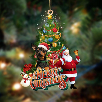 Miniature Pinscher-Christmas Tree&Dog Hanging Ornament - Thegiftio UK
