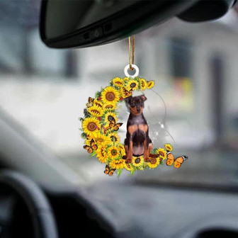 Miniature Pinscher-Be kind-Two Sided Ornament - Thegiftio