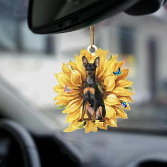 Miniature Pinscher-The Sunshine-Two Sided Ornament - Thegiftio UK