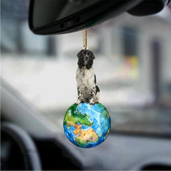Newfounderland-Around My Dog-Two Sided Ornament - Thegiftio UK