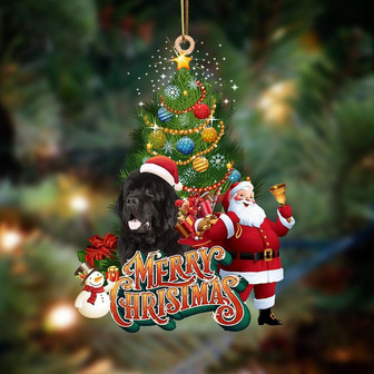 Newfoundland-Christmas Tree&Dog Hanging Ornament - Thegiftio UK
