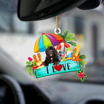 Newfoundland-I Love Summer-Two Sided Ornament - Thegiftio UK