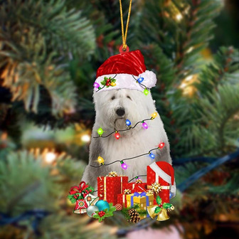 Old English Sheepdog-Dog Be Christmas Tree Hanging Ornament - Thegiftio UK