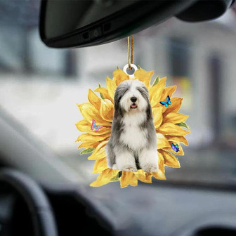 Old English Sheepdog-The Sunshine-Two Sided Ornament - Thegiftio UK