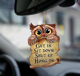 Owl get in owl lover two sided ornament - Thegiftio UK