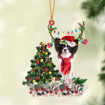Papillon 3-Christmas Tree Gift Hanging Ornament - Thegiftio UK