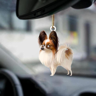 Papillon-Look at me-two sided ornament - Thegiftio UK
