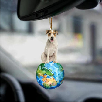 Parson Russell Terrier-Around My Dog-Two Sided Ornament - Thegiftio UK