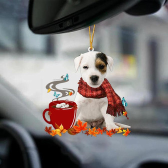 Parson Russell Terrier-Fall Chocolate-Two Sided Ornament - Thegiftio UK