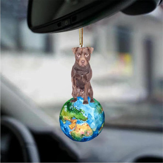 Patterdale Terrier-Around My Dog-Two Sided Ornament - Thegiftio UK